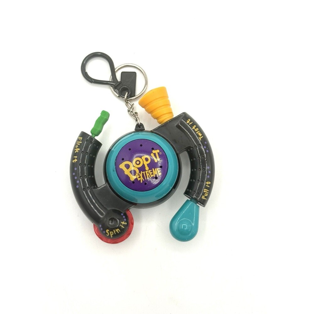 Vintage Hasbro Bop It Extreme Keychain Pocket Mini 2000 Tested WORKS w/Batteries